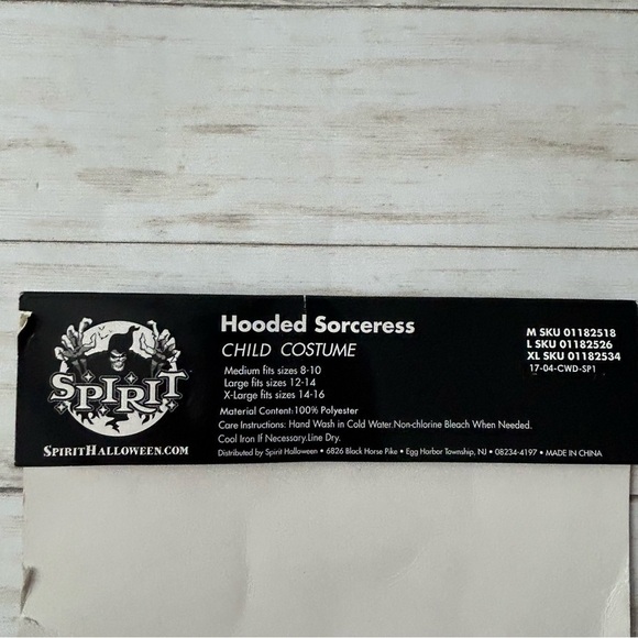 Hooded Sorceress Dress | Size 8-10 - Picture 3 of 3